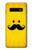 S1145 Yellow Mustache Sun Etui Coque Housse pour Samsung Galaxy S10
