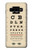 S2502 Eye Exam Chart Decorative Decoupage Poster Etui Coque Housse pour Samsung Galaxy S10