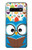 S2521 Cute Nerd Owl Cartoon Etui Coque Housse pour Samsung Galaxy S10