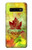 S2523 Canada Autumn Maple Leaf Etui Coque Housse pour Samsung Galaxy S10