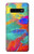 S2942 Brush Stroke Painting Etui Coque Housse pour Samsung Galaxy S10