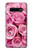 S2943 Pink Rose Etui Coque Housse pour Samsung Galaxy S10