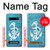 S3053 Marin Blue Anchor Etui Coque Housse pour Samsung Galaxy S10