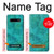 S3147 Aqua Marbre Pierre Etui Coque Housse pour Samsung Galaxy S10