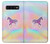 S3203 Rainbow Unicorn Etui Coque Housse pour Samsung Galaxy S10