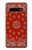 S3355 Bandana Red Pattern Etui Coque Housse pour Samsung Galaxy S10