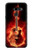 S0415 Fire Guitar Burn Etui Coque Housse pour LG G8 ThinQ