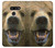 S0840 Grizzly Bear Face Etui Coque Housse pour LG G8 ThinQ