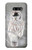 S1566 Snowy Owl White Owl Etui Coque Housse pour LG G8 ThinQ