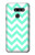 S1723 Mint Chevron Zigzag Etui Coque Housse pour LG G8 ThinQ