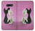 S1832 Love Cat Etui Coque Housse pour LG G8 ThinQ