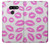 S2214 Pink Lips Kisses Etui Coque Housse pour LG G8 ThinQ
