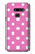 S2358 Pink Polka Dots Etui Coque Housse pour LG G8 ThinQ
