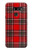 S2374 Tartan Red Pattern Etui Coque Housse pour LG G8 ThinQ