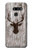 S2505 Reindeer Head Old Wood Texture Graphic Etui Coque Housse pour LG G8 ThinQ