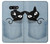 S2641 Pocket Black Cat Etui Coque Housse pour LG G8 ThinQ