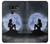 S2668 Mermaid Silhouette Moon Night Etui Coque Housse pour LG G8 ThinQ
