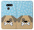 S2669 Cute Dog Paws Bones Cartoon Etui Coque Housse pour LG G8 ThinQ