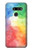 S2945 Colorful Watercolor Etui Coque Housse pour LG G8 ThinQ