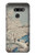 S3350 Utagawa Hiroshige Drum Bridge Yuhi Hill in Meguro Etui Coque Housse pour LG G8 ThinQ