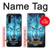 S0752 Feu bleu Loup Etui Coque Housse pour Huawei P30 Pro