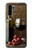 S1316 Grapes Bottle and Glass of Red Wine Etui Coque Housse pour Huawei P30 Pro