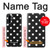S2299 Noir Pois Etui Coque Housse pour Huawei P30 Pro