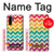S2362 Arc en ciel coloré Shavron Zig zag Etui Coque Housse pour Huawei P30 Pro