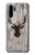 S2505 Reindeer Head Old Wood Texture Graphic Etui Coque Housse pour Huawei P30 Pro
