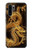 S2804 Chinese Gold Dragon Printed Etui Coque Housse pour Huawei P30 Pro