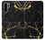 S2896 Gold Marble Graphic Printed Etui Coque Housse pour Huawei P30 Pro