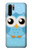 S3029 Cute Blue Owl Etui Coque Housse pour Huawei P30 Pro