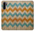 S3033 Vintage Wood Chevron Graphic Printed Etui Coque Housse pour Huawei P30 Pro