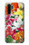 S3205 Retro Art Flowers Etui Coque Housse pour Huawei P30 Pro