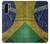 S3297 Brazil Flag Vintage Football Graphic Etui Coque Housse pour Huawei P30 Pro