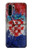 S3313 Croatia Flag Vintage Football Graphic Etui Coque Housse pour Huawei P30 Pro