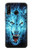 S0752 Blue Fire Grim Wolf Etui Coque Housse pour Huawei P30 lite
