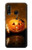 S1083 Pumpkin Spider Candles Halloween Etui Coque Housse pour Huawei P30 lite
