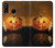 S1083 Pumpkin Spider Candles Halloween Etui Coque Housse pour Huawei P30 lite