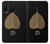 S2331 Gold Leaf Buddhist Om Symbol Etui Coque Housse pour Huawei P30 lite