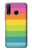 S2363 Rainbow Pattern Etui Coque Housse pour Huawei P30 lite