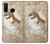 S2372 T-Rex Jurassic Fossil Etui Coque Housse pour Huawei P30 lite