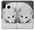 S2569 White Arctic Fox Etui Coque Housse pour Huawei P30 lite