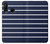S2767 Navy White Striped Etui Coque Housse pour Huawei P30 lite