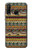 S2860 Aztec Boho Hippie Pattern Etui Coque Housse pour Huawei P30 lite