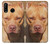 S2903 American Pitbull Dog Etui Coque Housse pour Huawei P30 lite