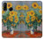 S2937 Claude Monet Bouquet of Sunflowers Etui Coque Housse pour Huawei P30 lite