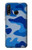 S2958 Army Blue Camo Camouflage Etui Coque Housse pour Huawei P30 lite