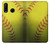 S3031 Yellow Softball Ball Etui Coque Housse pour Huawei P30 lite