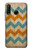 S3033 Vintage Wood Chevron Graphic Printed Etui Coque Housse pour Huawei P30 lite